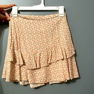 floral skirt